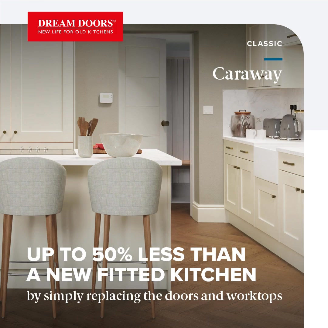 Up to 50% Less than A New Fitted Kitchen