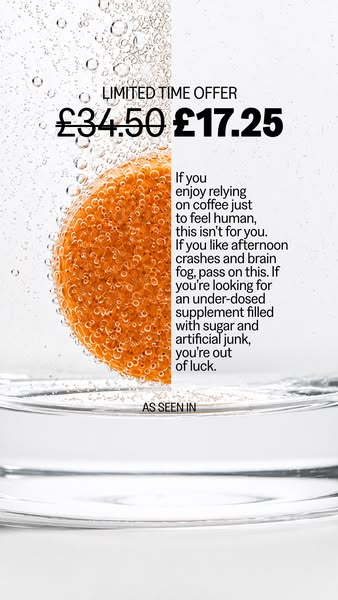 50% OFF Energy + Hydration
