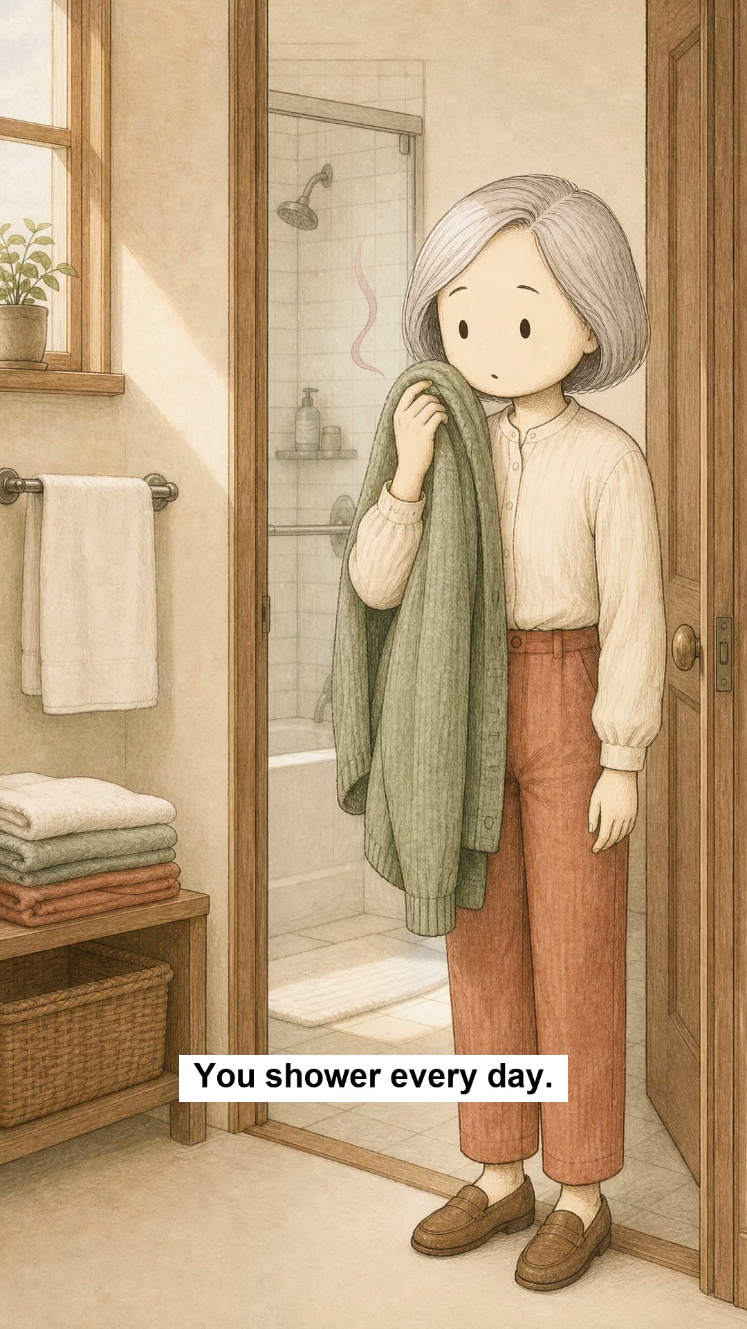A Daily Shower. A Smell That Returns.