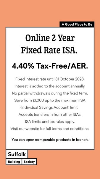 Open an ISA today