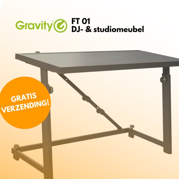 Compact meubel voor je dj‑gear