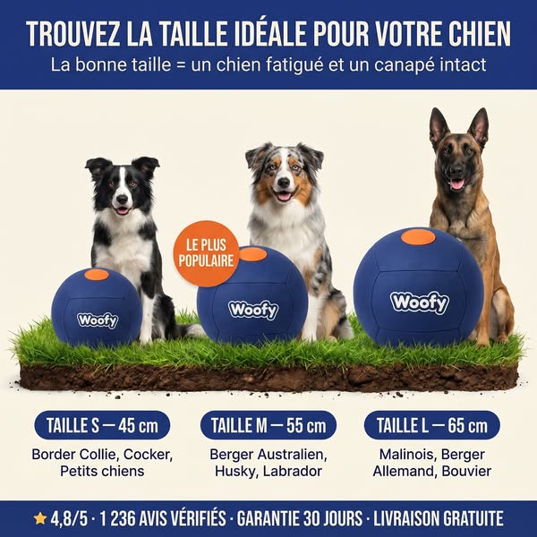 La balle qui s'adapte à toutes les races