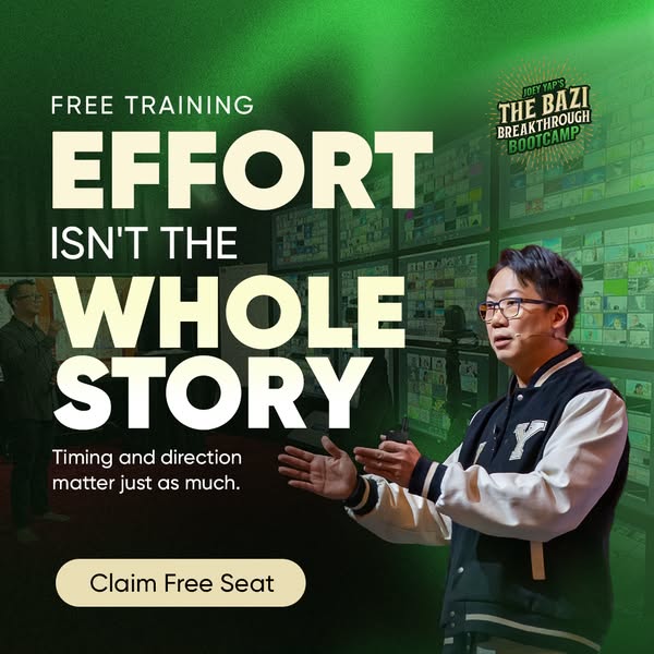 Free BaZi Training With Joey Yap