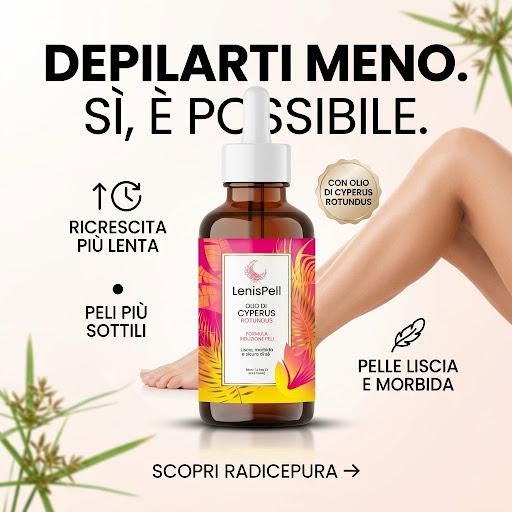 Addio peli sul viso