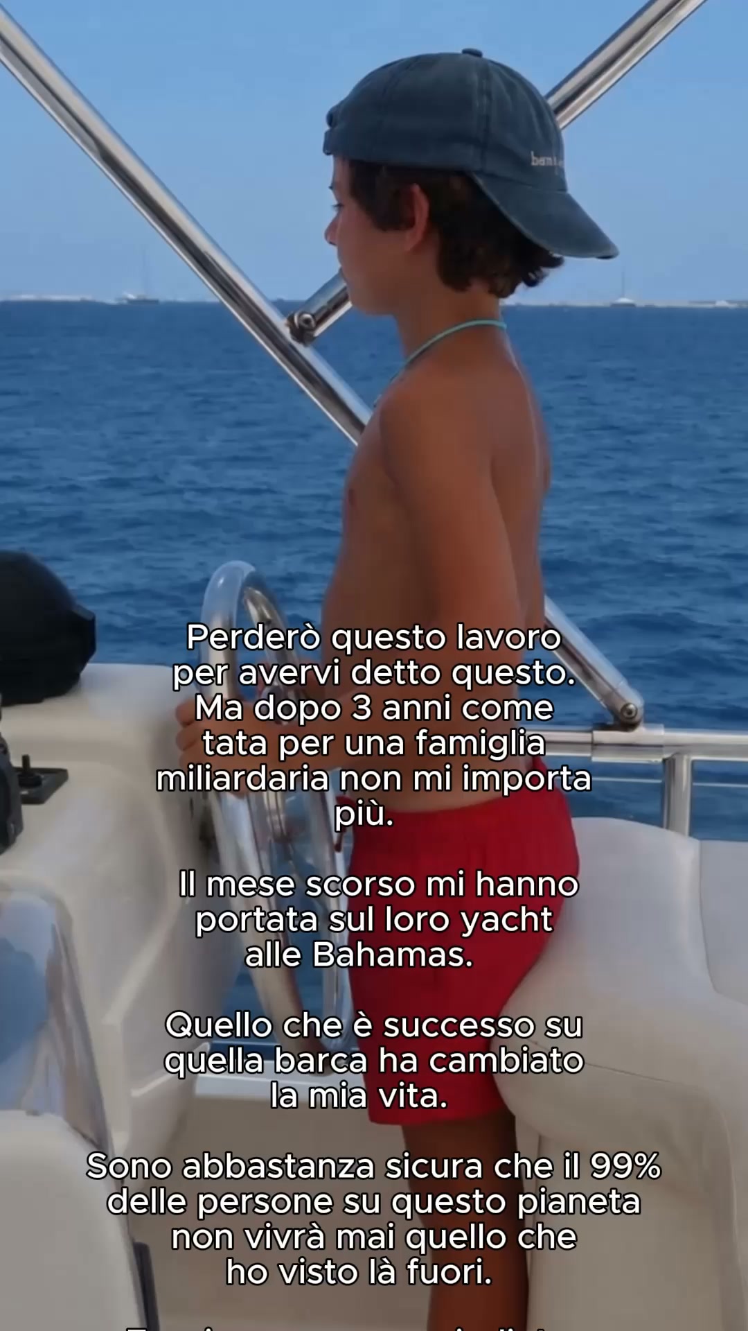 Ancora non riesco a credere a quello che è successo su quello yacht.