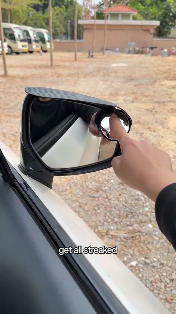 Rain Shield + Blind Spot Mirror In One