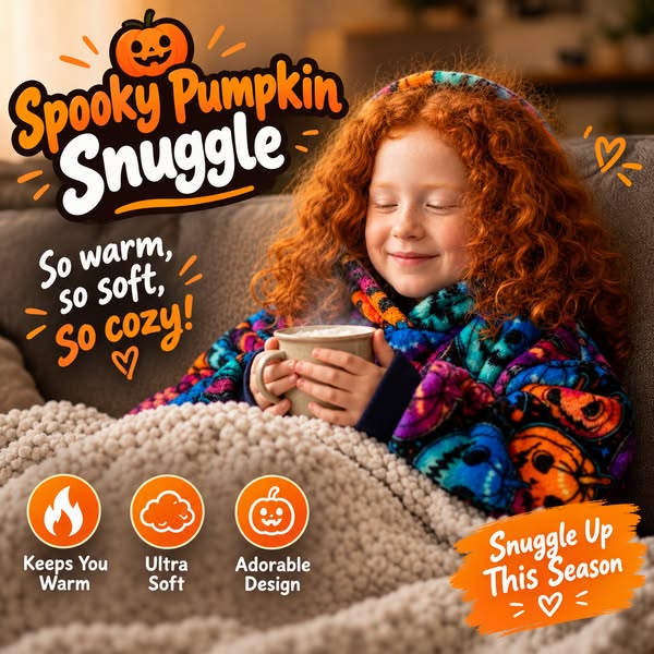 So Warm. So Soft. So Cozy. - Your Coziest Halloween Essential - Get 30% Off + Free Shipping