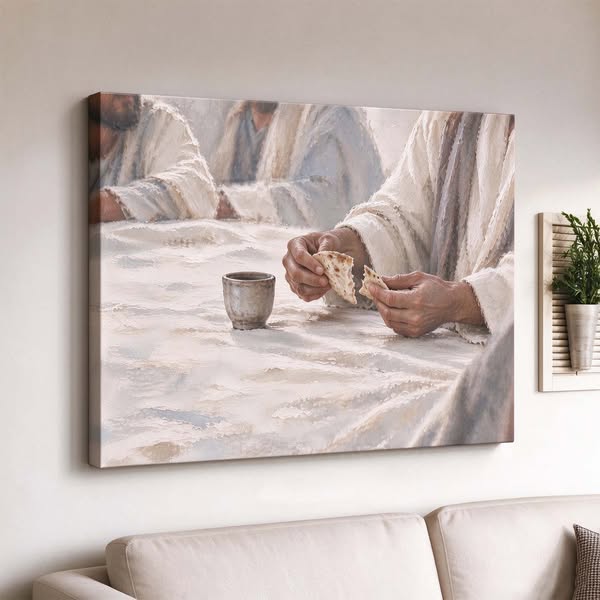 Beautiful Shared-Meal Canvas Art