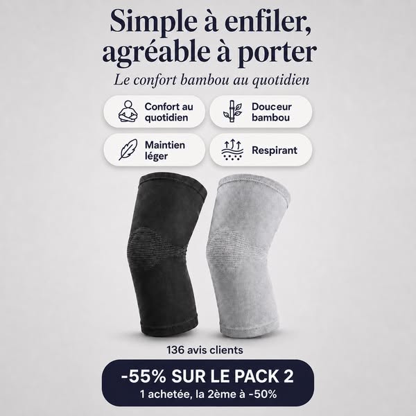 COMPRESSFLEX.COM
NOUVEAU : le confort dont vos genoux ont besoin