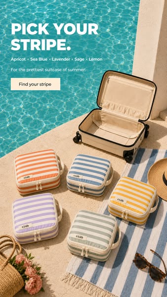 Your suitcase deserves a summer wardrobe too