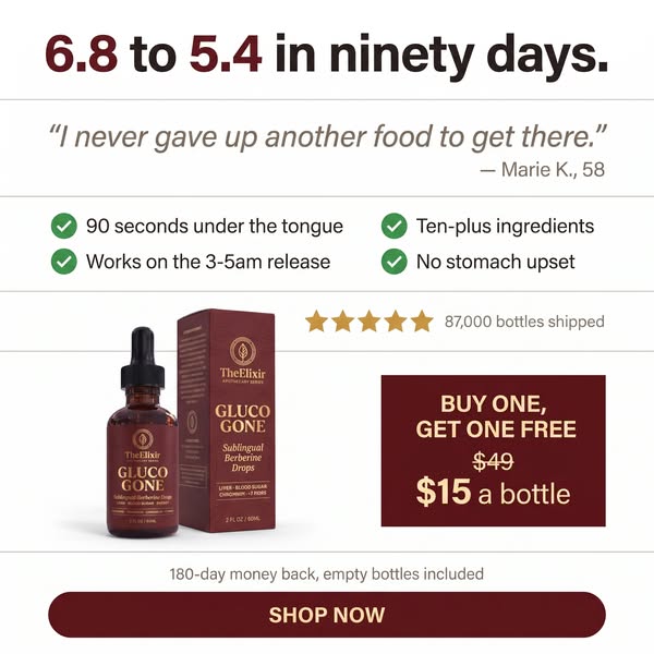 Finally. A Blood Sugar Drop That Doesn't Destroy Your Gut.