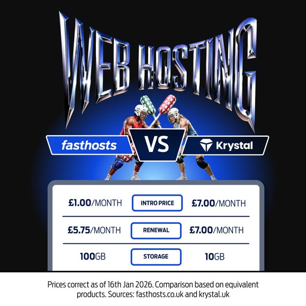 Web Hosting from £1