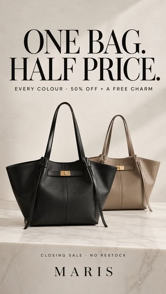 Closing Sale 50% OFF + Free wallet
