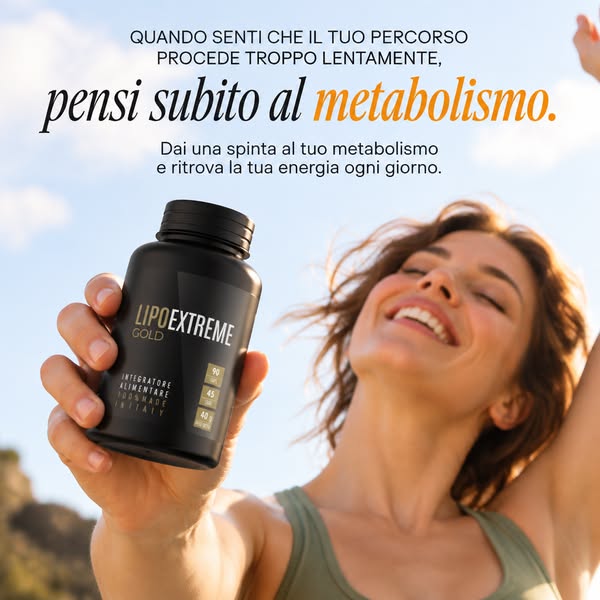 Riattiva il metabolismo con il Lipo Extreme Gold