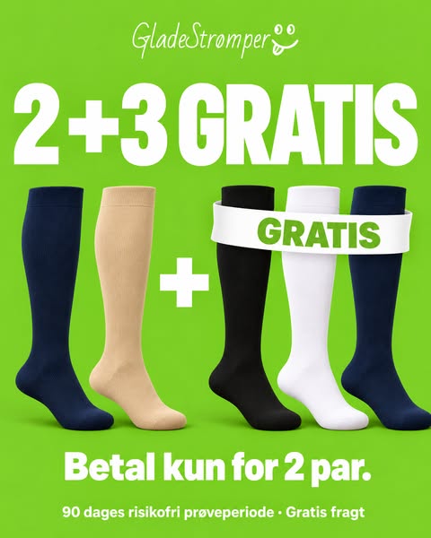 Slut med hævede ben!