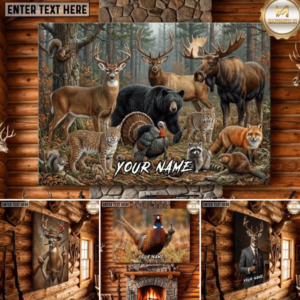 Hunting Canvas Wall Art Collection