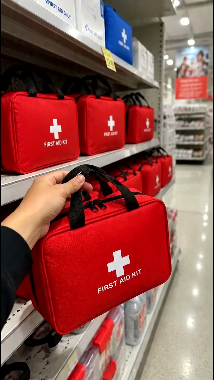 Waterproof Compact Trauma First Aid Kit | Emergency Safety For UK Home, Car & Camping