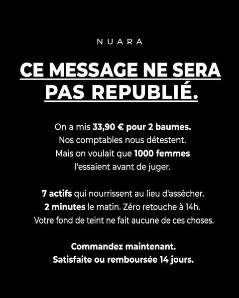 L'offre 1+1 ne sera pas relancée