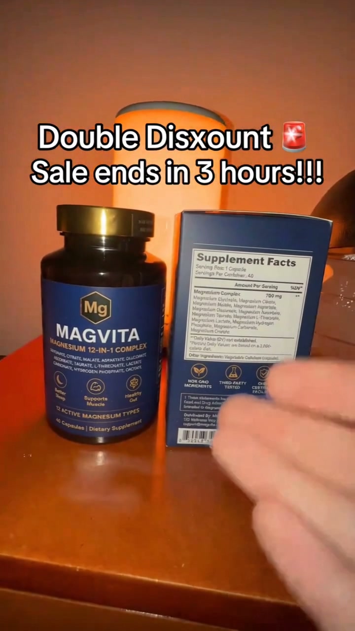 Buy 2 Get 1 FREE - Complete 12-in-1 Magnesium Support