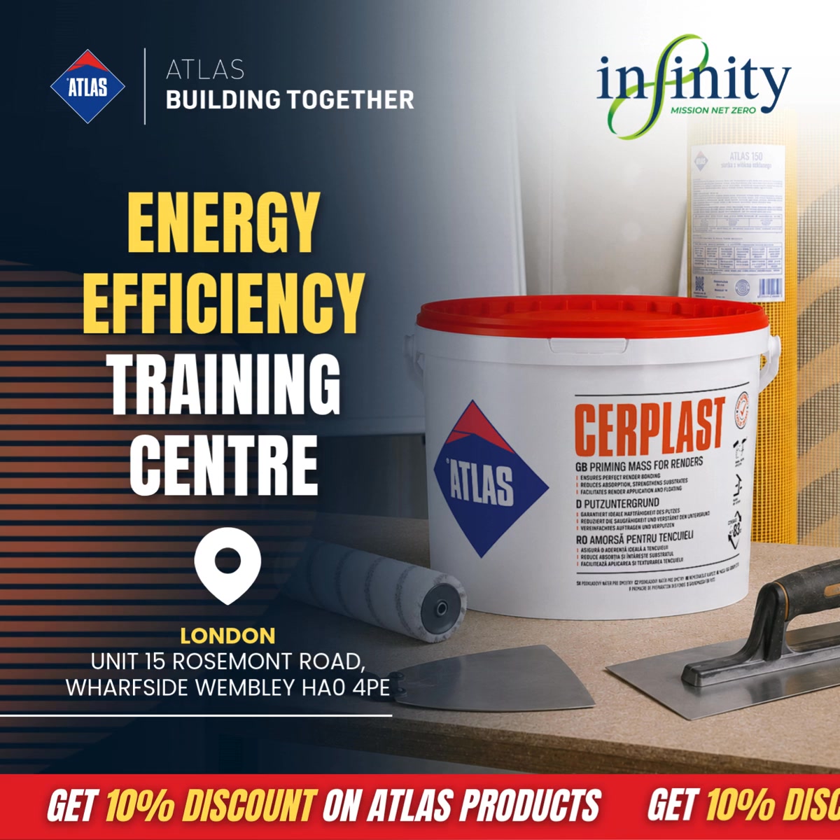 Get an exclusive 10% discount on ATLAS products!