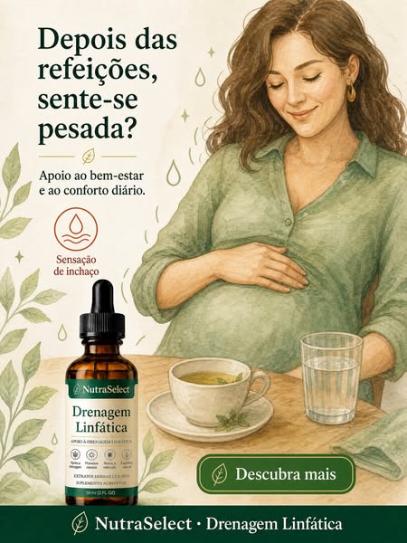 Menos inchaço, Mais leveza. Em cada gota.