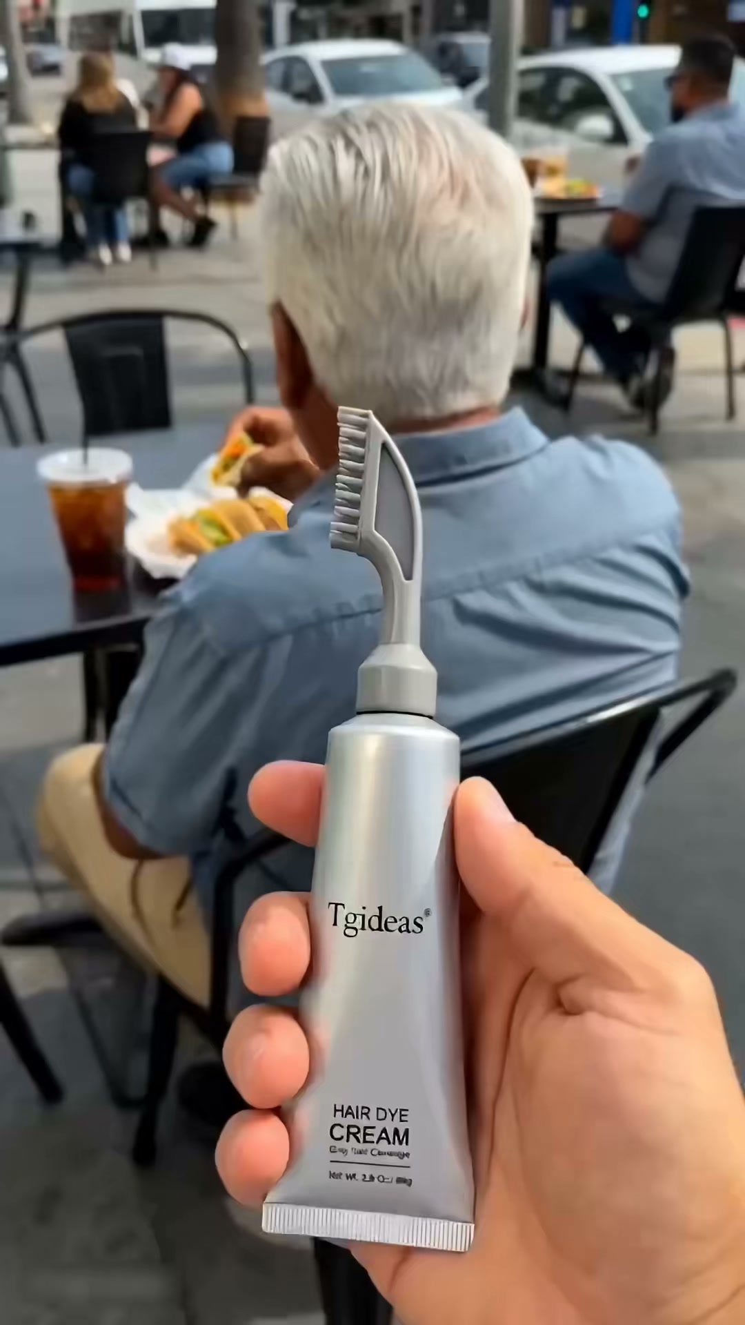 Gorgeous gray coverage, one comb at a time