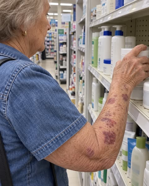 Fewer purple marks.