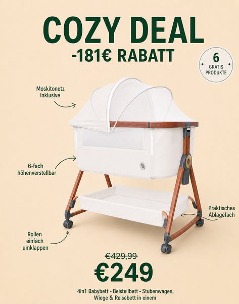 249 € statt 429,99 € - der Cozy Deal
