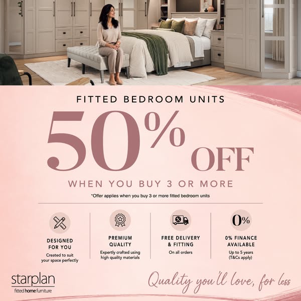 Bedroom Units: 50% Off