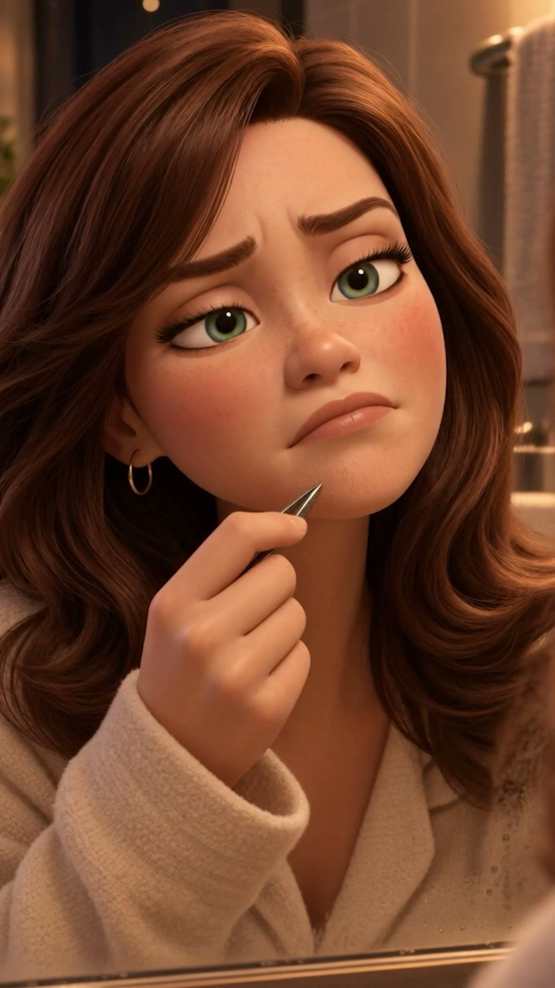 I Had 2 Chin Hairs at 35. I Had 20 at 38. Then My Japanese Friend Said Something That Stopped Me.