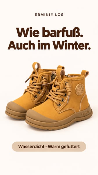 EBMINI® Barfußschuhe, die Kindern Freiheit schenken.