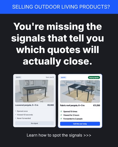 Know which quotes will actually close