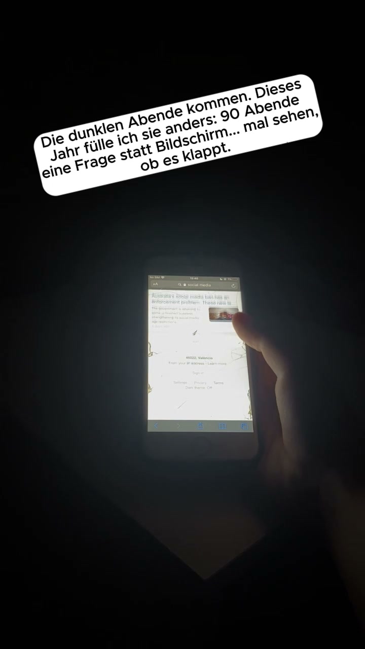 Der Abend ist vorbei, bevor er anfing