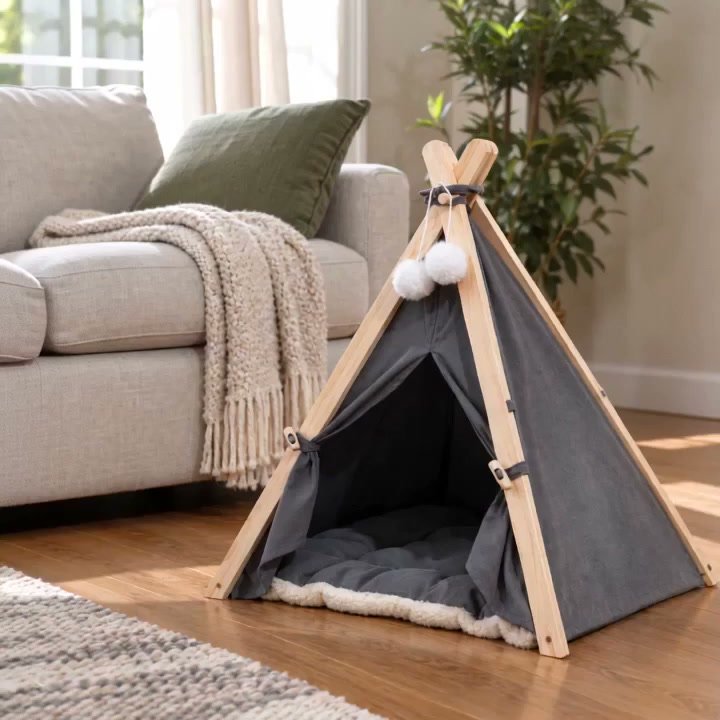 Pet Teepee Tent Bed – £25.99 – Order now
