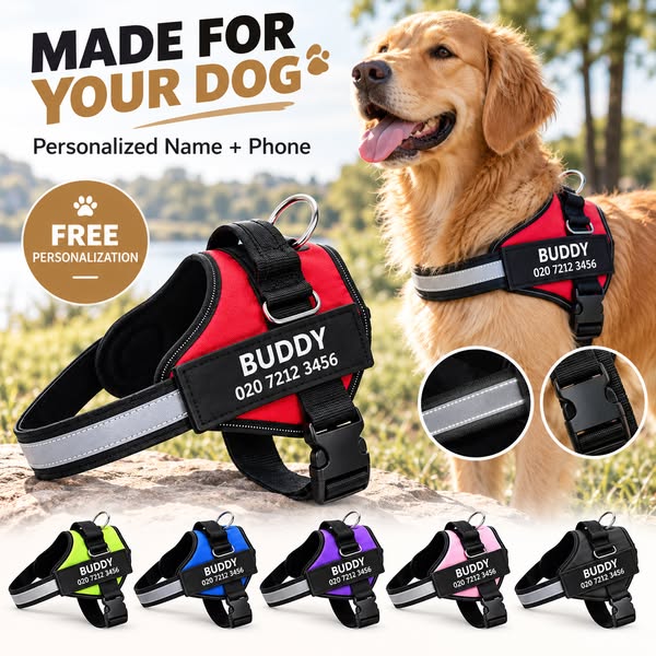 Ultimate Personalized No Pull Dog Harness