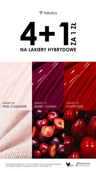 4+1 GRATIS: Lakiery Hybrydowe INFINITY