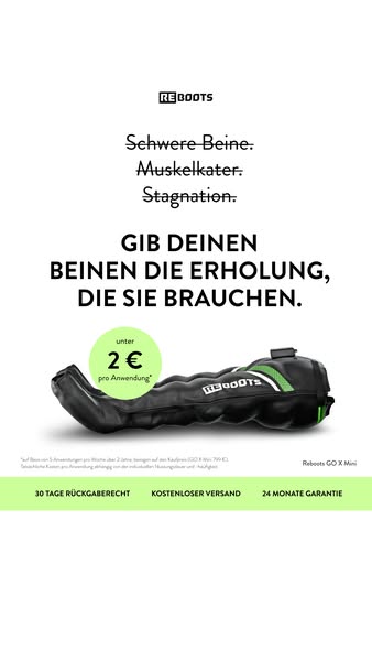 Die Geheimwaffe gegen müde Beine!