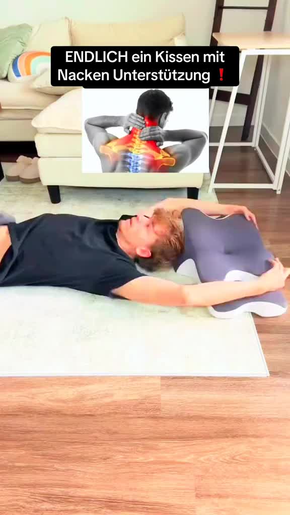 Memory-Foam-Nackenkissen gegen Nackenschmerzen