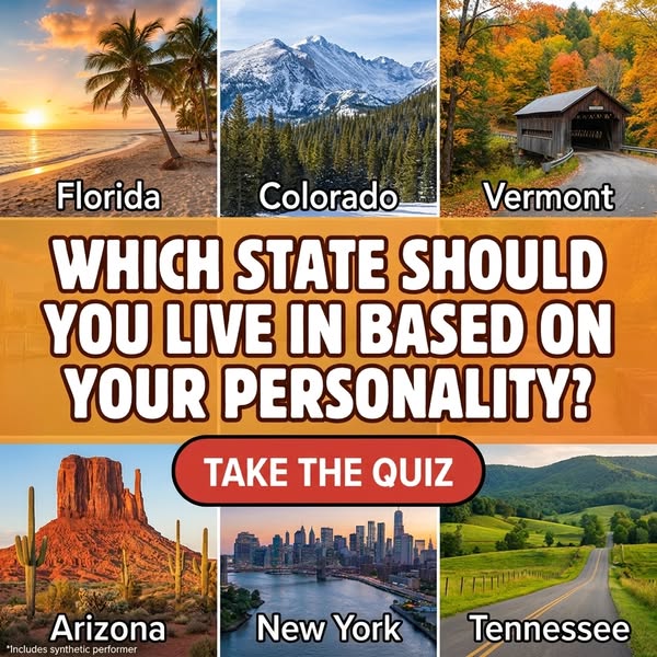 Which State Should You Live In Personality