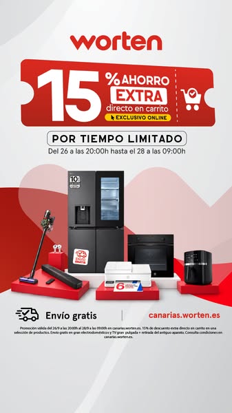 15% directo en tu carrito