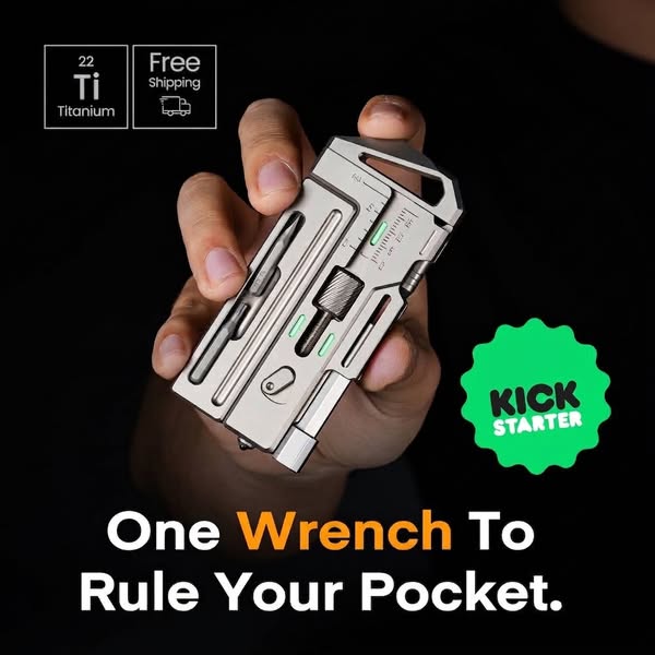 Titanium Multi-Tool Wrench System