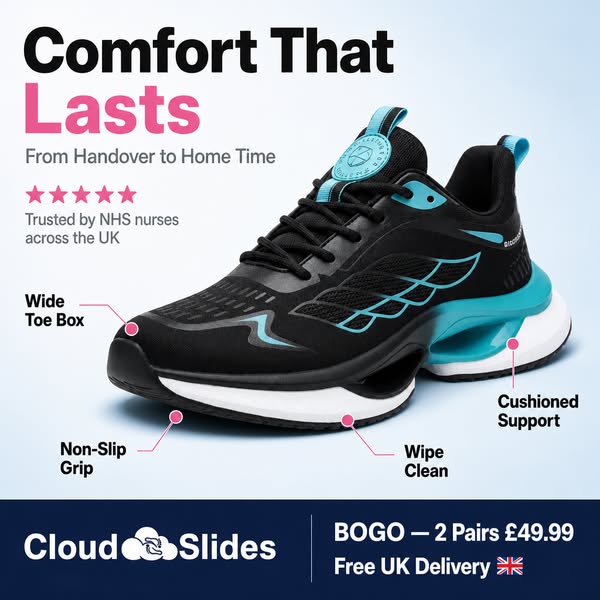 2 Pairs For £49.99 · Built For 12-Hour Shifts