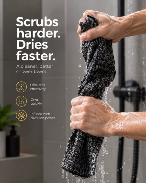 Tux Shower Towel