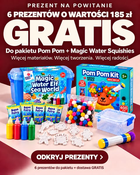 2 zestawy kreatywne + 6 prezentów GRATIS