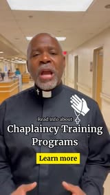 Read info about Chaplaincy Training Programs