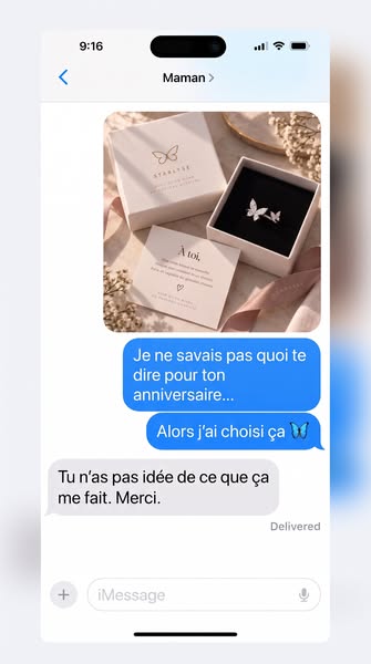 Bague Papillon — Elle ne reste jamais en cage