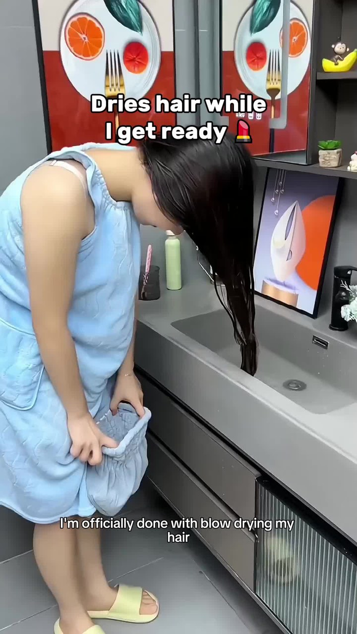Premium Microfiber Hair Drying Cap
