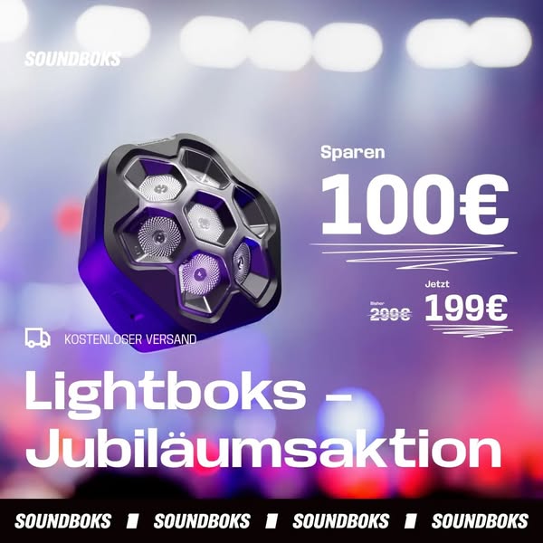 Spare jetzt kräftig bei Lightboks!