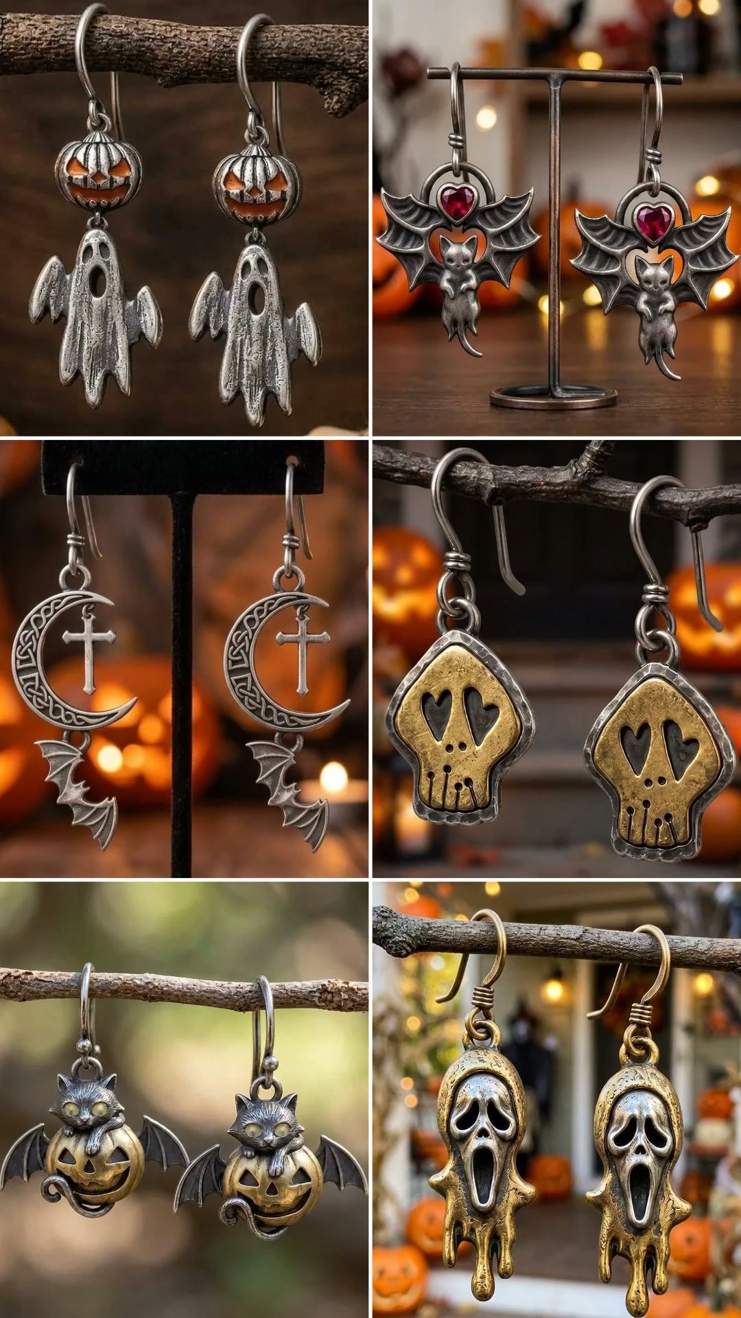 Boho Copper Earrings - Vintage Free Spirit Dangle Jewelry Gift for Her