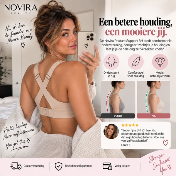 Een mooiere houding begint bij de juiste ondersteuning – tijdelijk 50% korting!